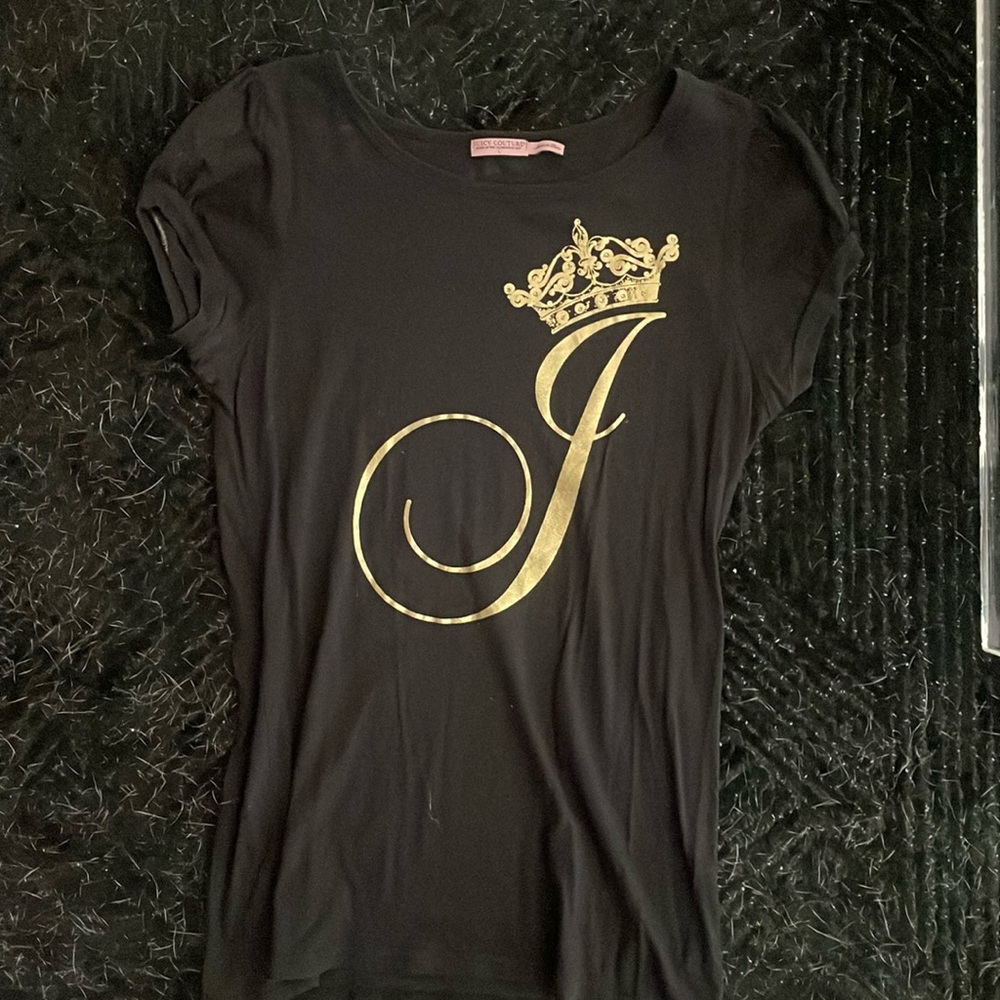 Vintage juicy couture t shirt with rhinestones